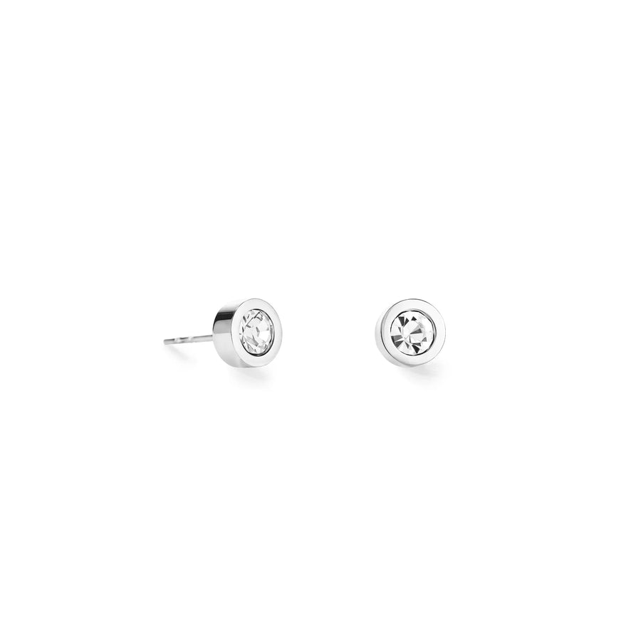 Coeur De Lion Earrings stainless steel ball small silver