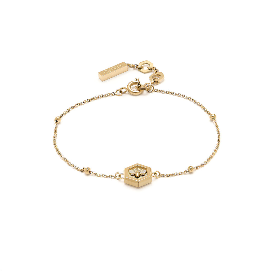 Olivia Burton Signature Minima Bee Gold Bracelet