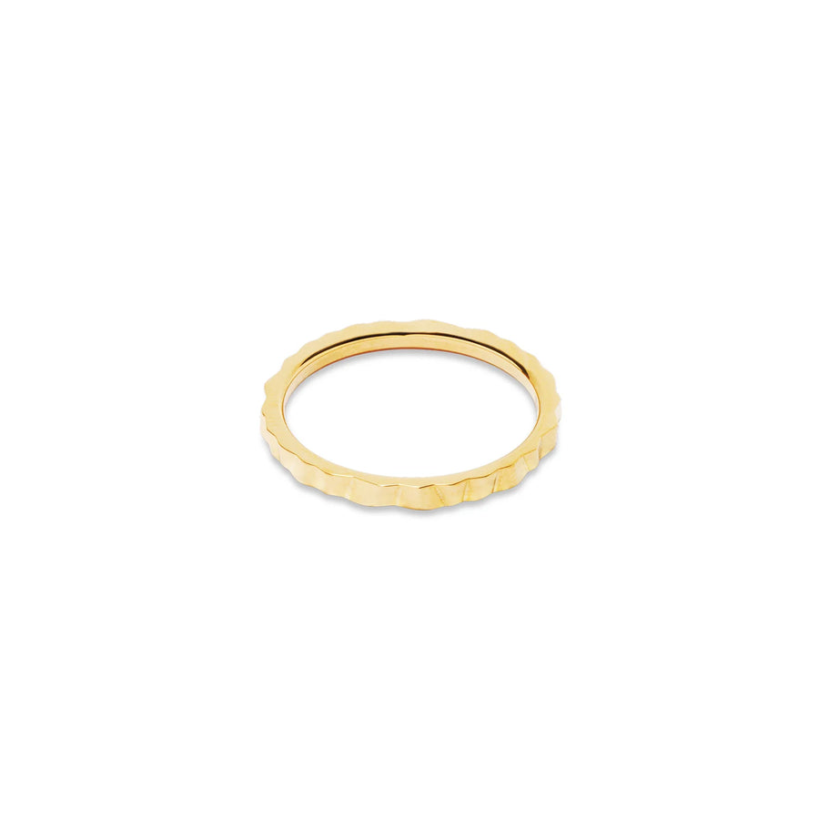 Coeur de Lion wave Ring Gold size 52