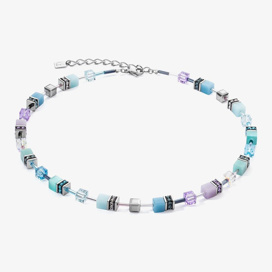 Coeur De Lion Iconic Necklace in Blue and lilac