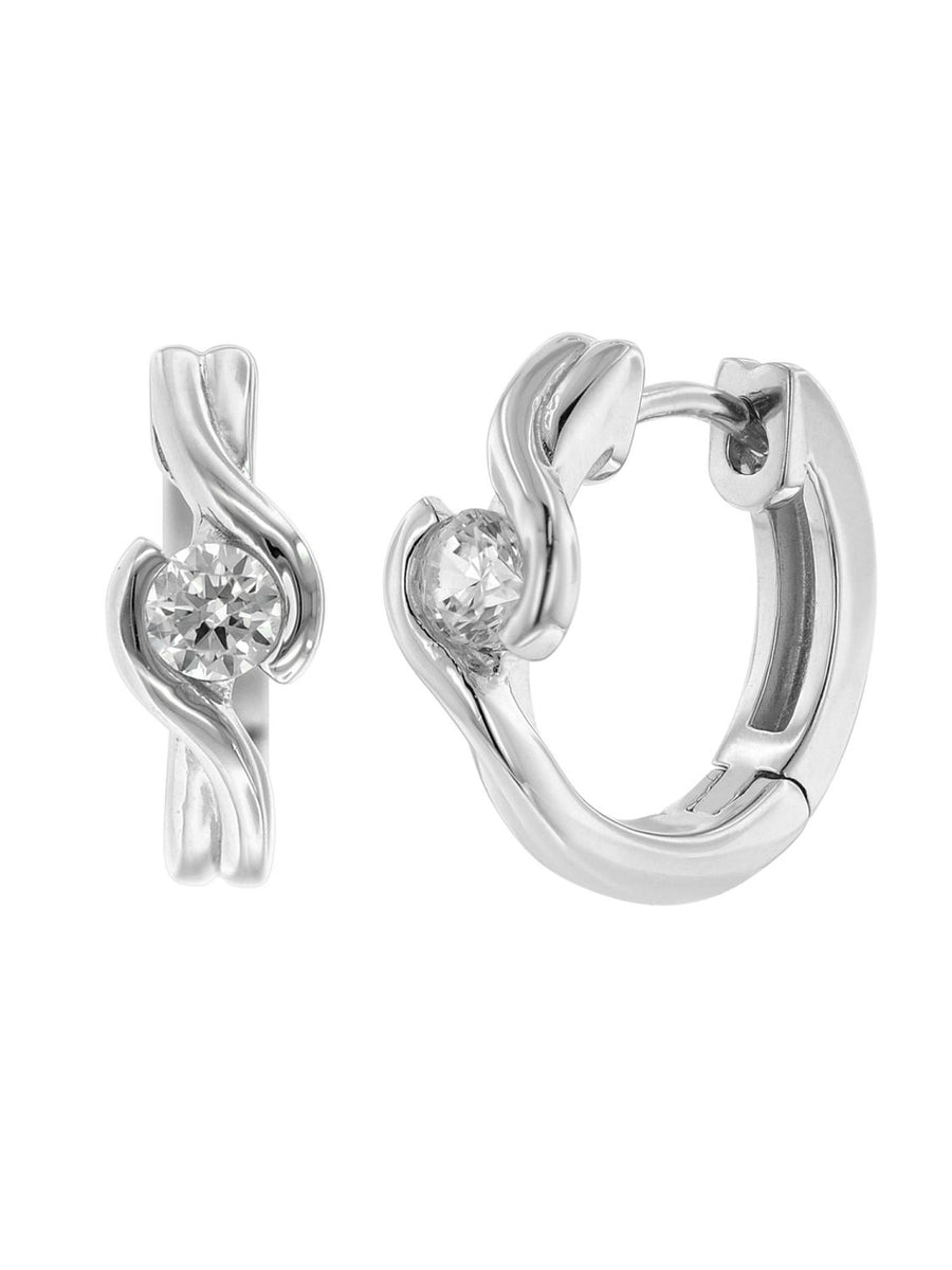 Viventy Hoop Earrings Silver