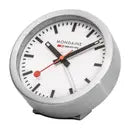 Mondaine Mini Table Clock with Alarm - White Dial