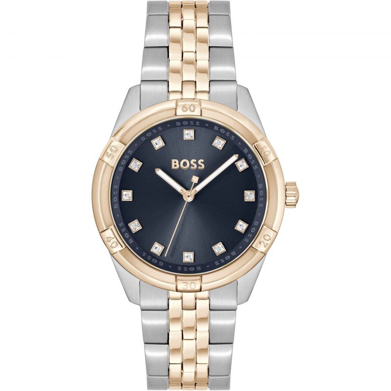 BOSS Rhea Two Tone Bracelet Watch