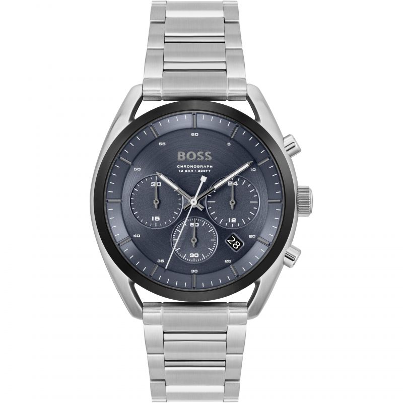 Gents BOSS Top Chronograph Stainless Steel Bracelet Watch