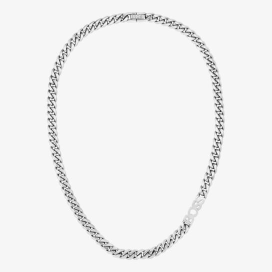 Kassy Stainless Steel 8mm Logo Chain Mens Necklace 1580769