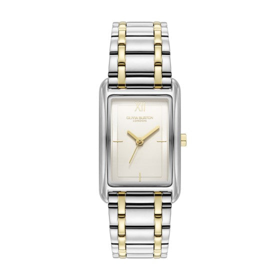 Olivia Burton 23mm Grove White & Two Tone Bracelet Watch