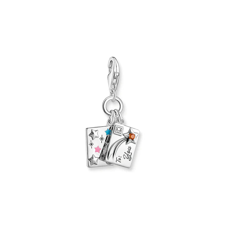 Thomas Sabo Silver Make A Wish Mail Letter Charm