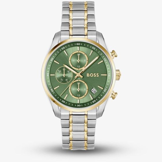 BOSS Grand Tour Chronograph Green Watch