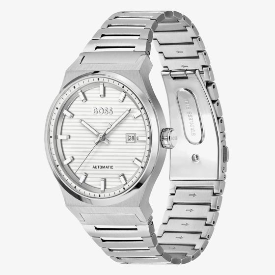 BOSS Candor Automatic Silver Watch