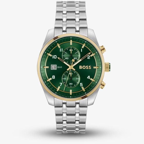 BOSS Skytraveller Chronograph Green Watch