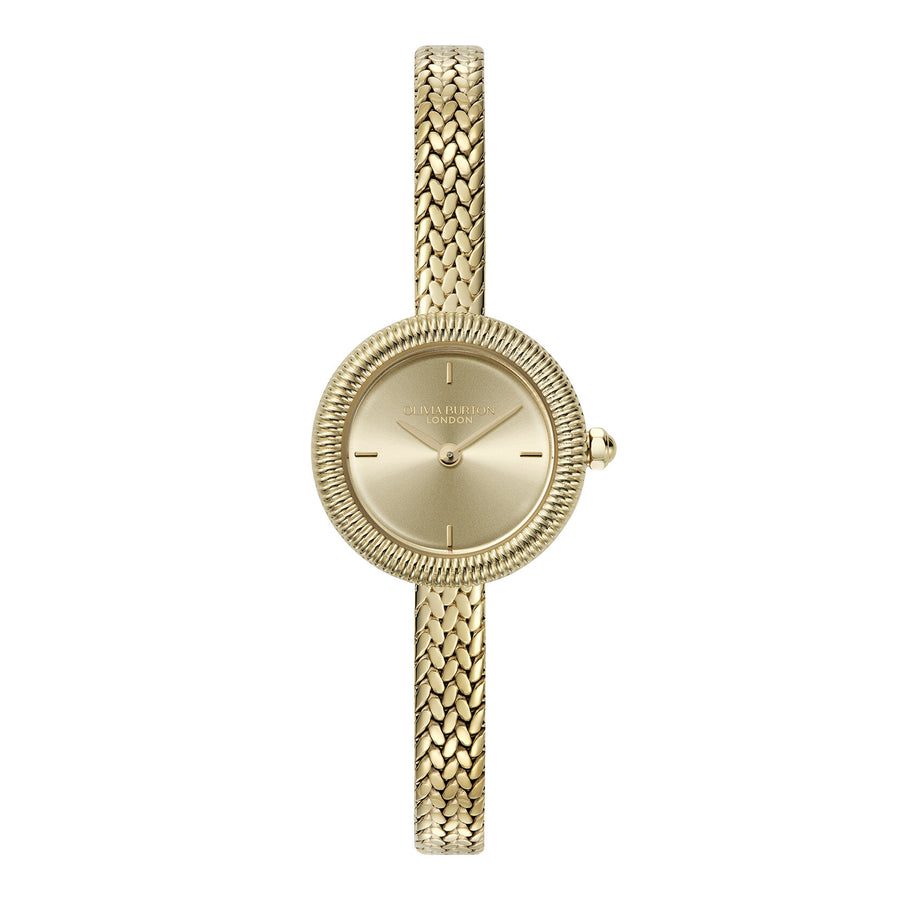 Classic 20mm Finery Gold Mesh Watch