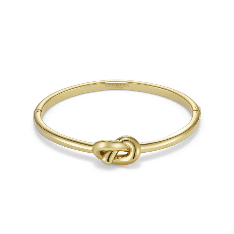 Olivia Burton Classic Lover's Knot Gold Plated Bangle