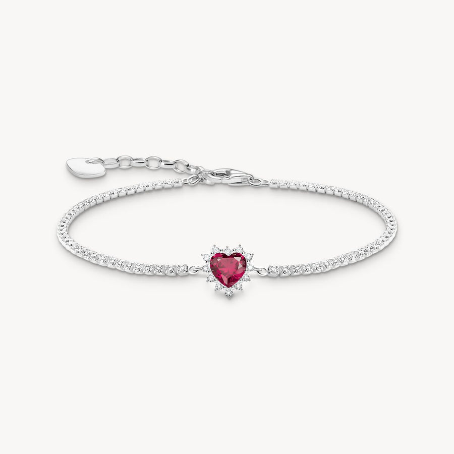 Silver Heart bracelet romance
