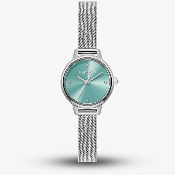 Olivia Burton Ladies Mini Classic Green Dial Watch