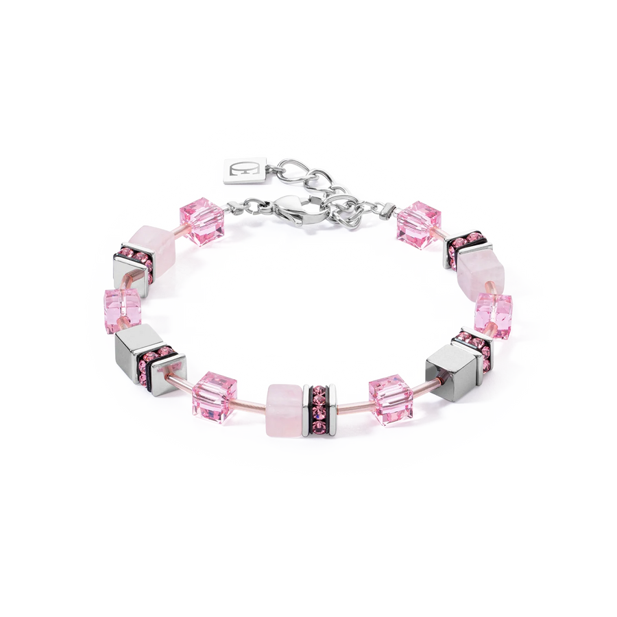 Coeur de Lion Bracelet GeoCUBE® Iconic Precious rose