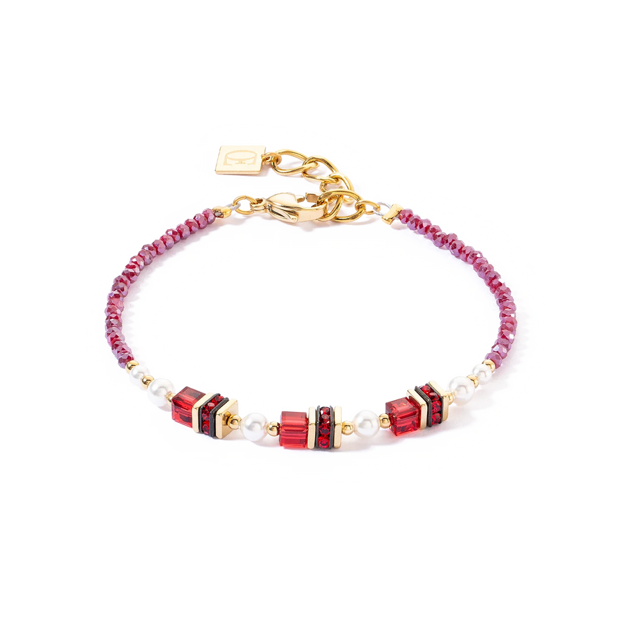 Coeur de Lion Bracelet Sparkling Princess bracelet gold-red