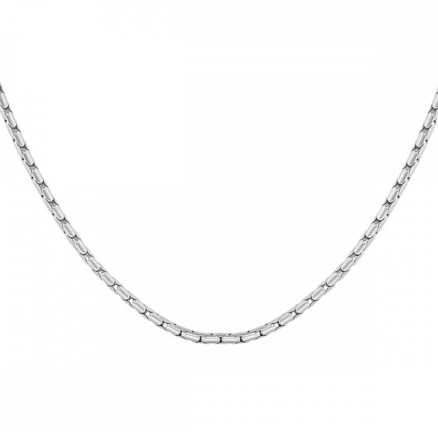 BOSS Evan Silver Chain Necklace, Steel