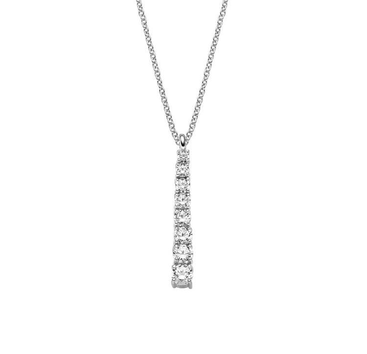 Viventy Drop Pendant with 8 CZ