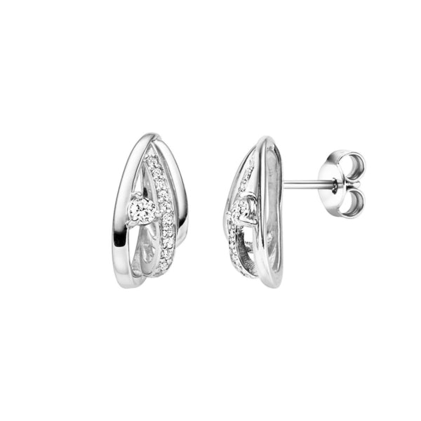 Viventy Silver Earrings With CZ