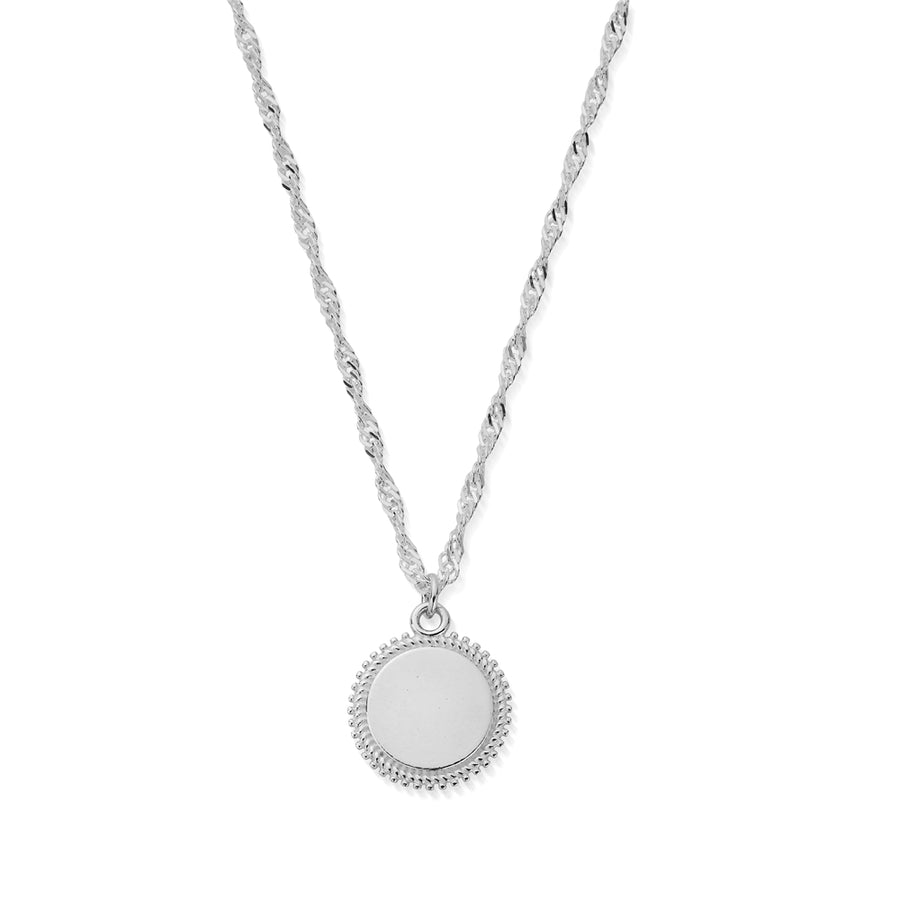 ChloBo Silver Moon Coin Necklace