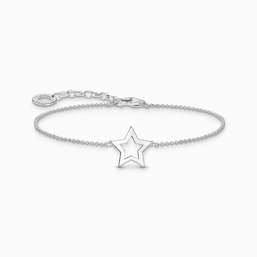 Thomas Sabo Silver bracelet with star pendant