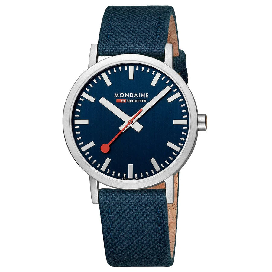 Classic Deep Ocean Blue Textile, 40 mm