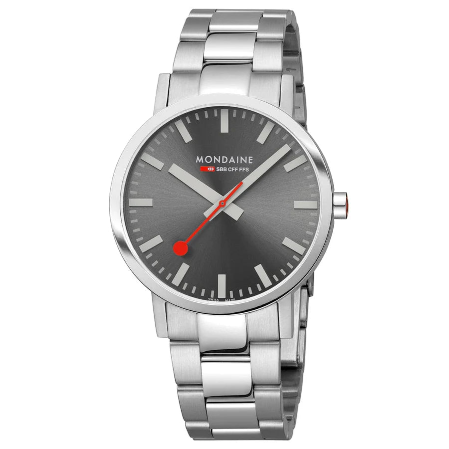 Classic Silver Stainless Steel, 40 mm
