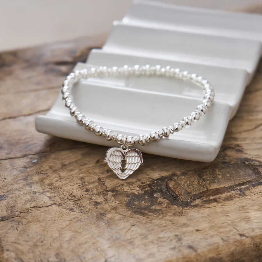 ChloBo Didi Cute Sparkle Heavenly Heart Bracelet, Guidance, Protection & Love