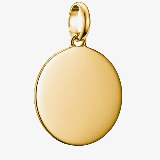 Thomas Sabo CHARM PENDANT COIN CONNECT GOLD-PLATED