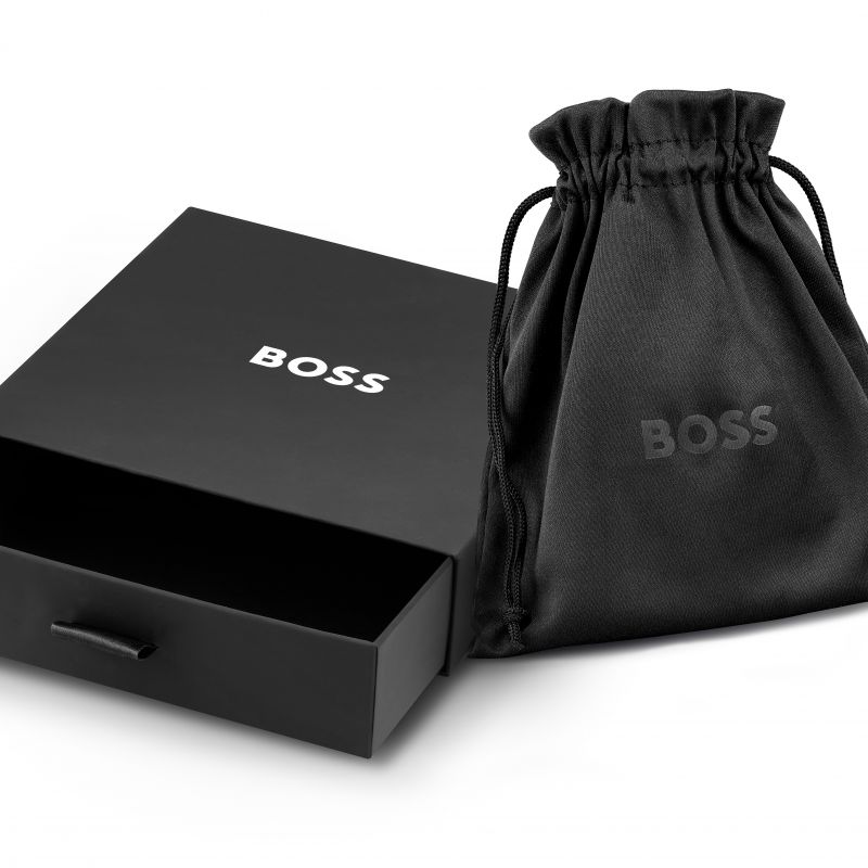 BOSS Evan Silver Chain Necklace, Steel