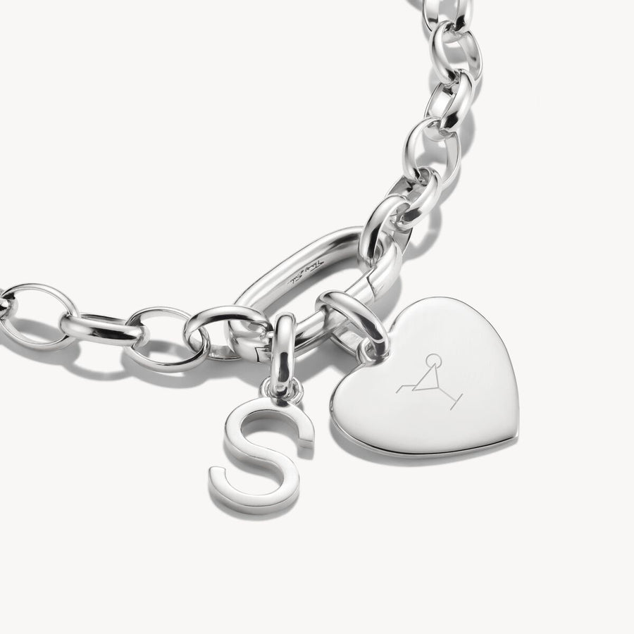 Thomas Sabo Charm pendant letter S Connect silver