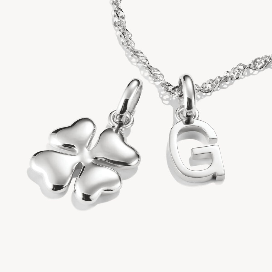 Thomas Sabo CHARM PENDANT LUCKY CLOVER IN 3D CONNECT SILVER