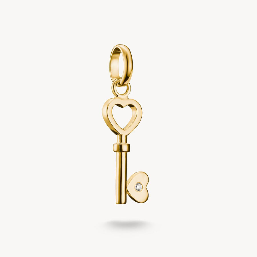 Thomas Sabo Charm pendant  love key Connect gold-plated