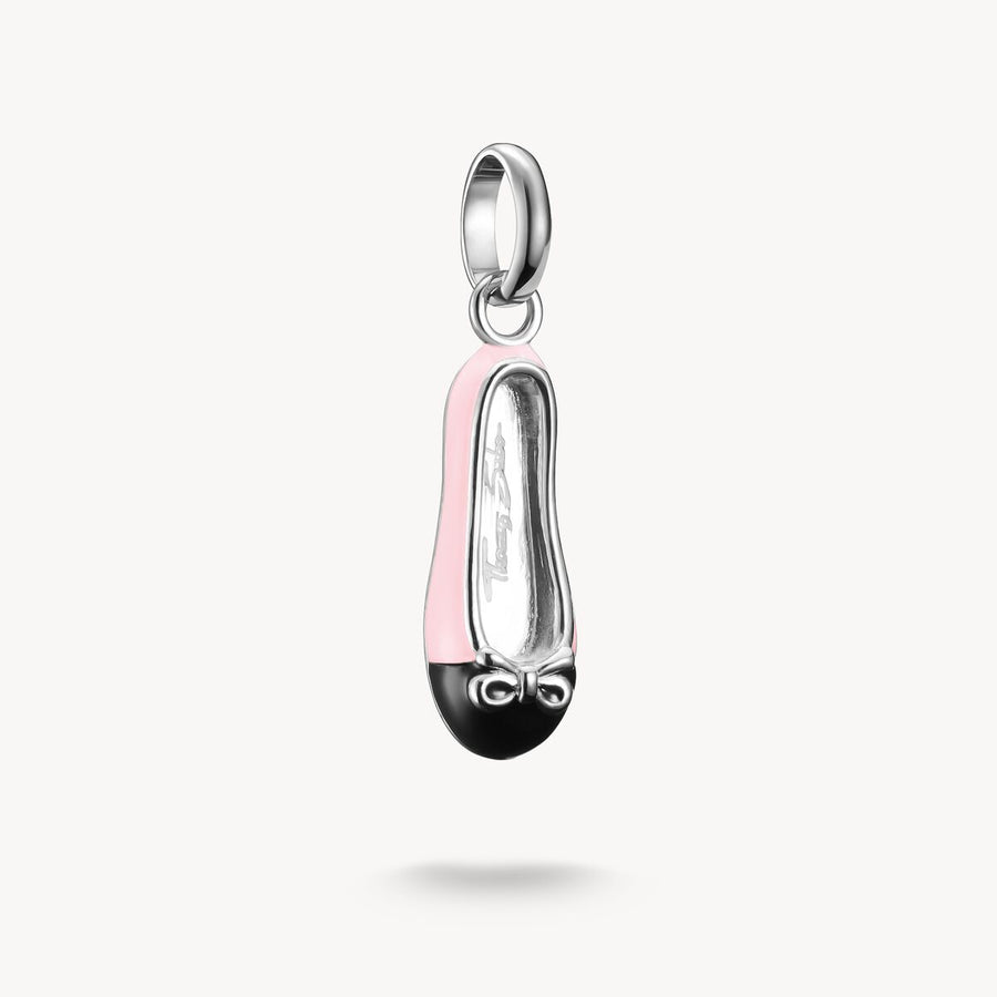 Charm pendant pink ballerina Connect silver