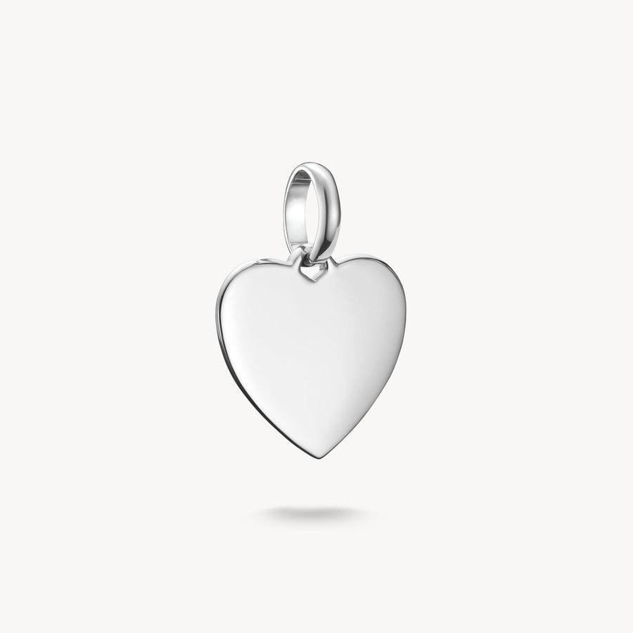 Charm pendant heart Connect silver