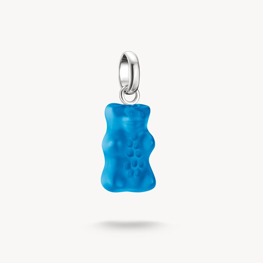 Thomas Sabo Charm pendant Haribo Goldbears in blue Connect silver