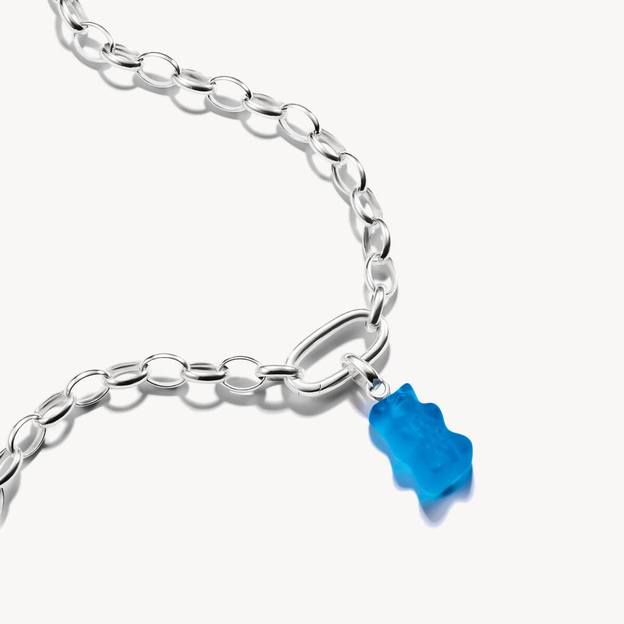 Thomas Sabo Charm pendant Haribo Goldbears in blue Connect silver