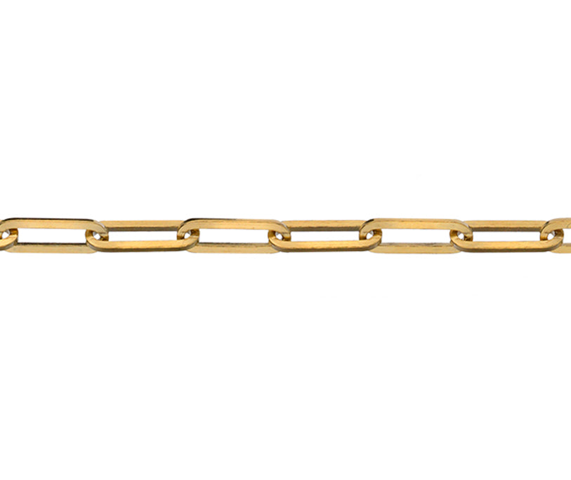 9ct Yellow Square Trace Long 90 7.5