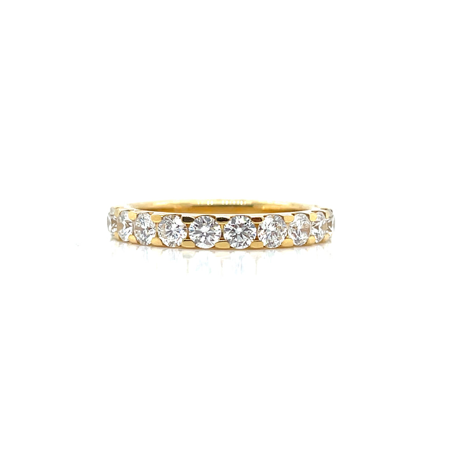 18ct YG Brilliant cut  1/2 ET Diamond Ring 1.00ct