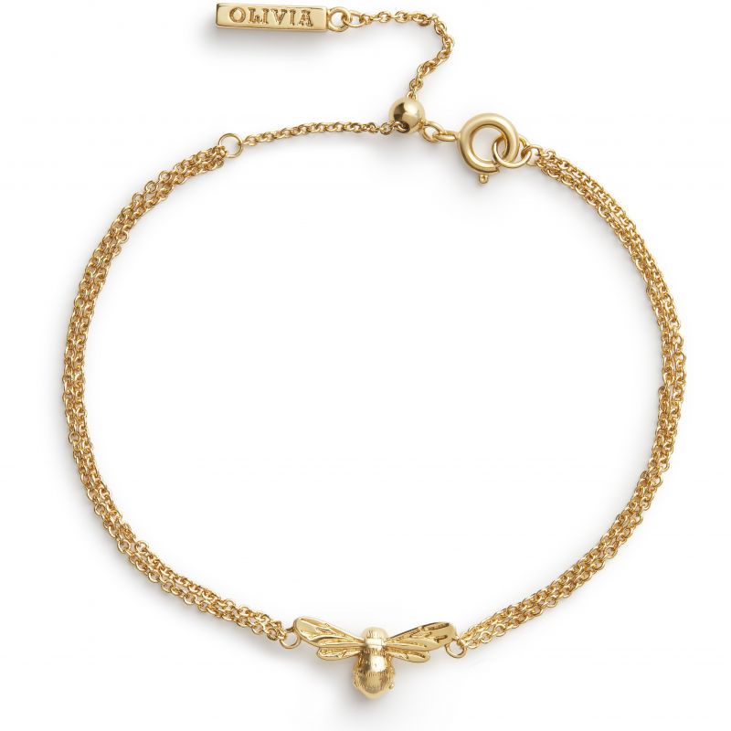 Olivia Burton Chain Bracelet Gold Color Lucky Bee