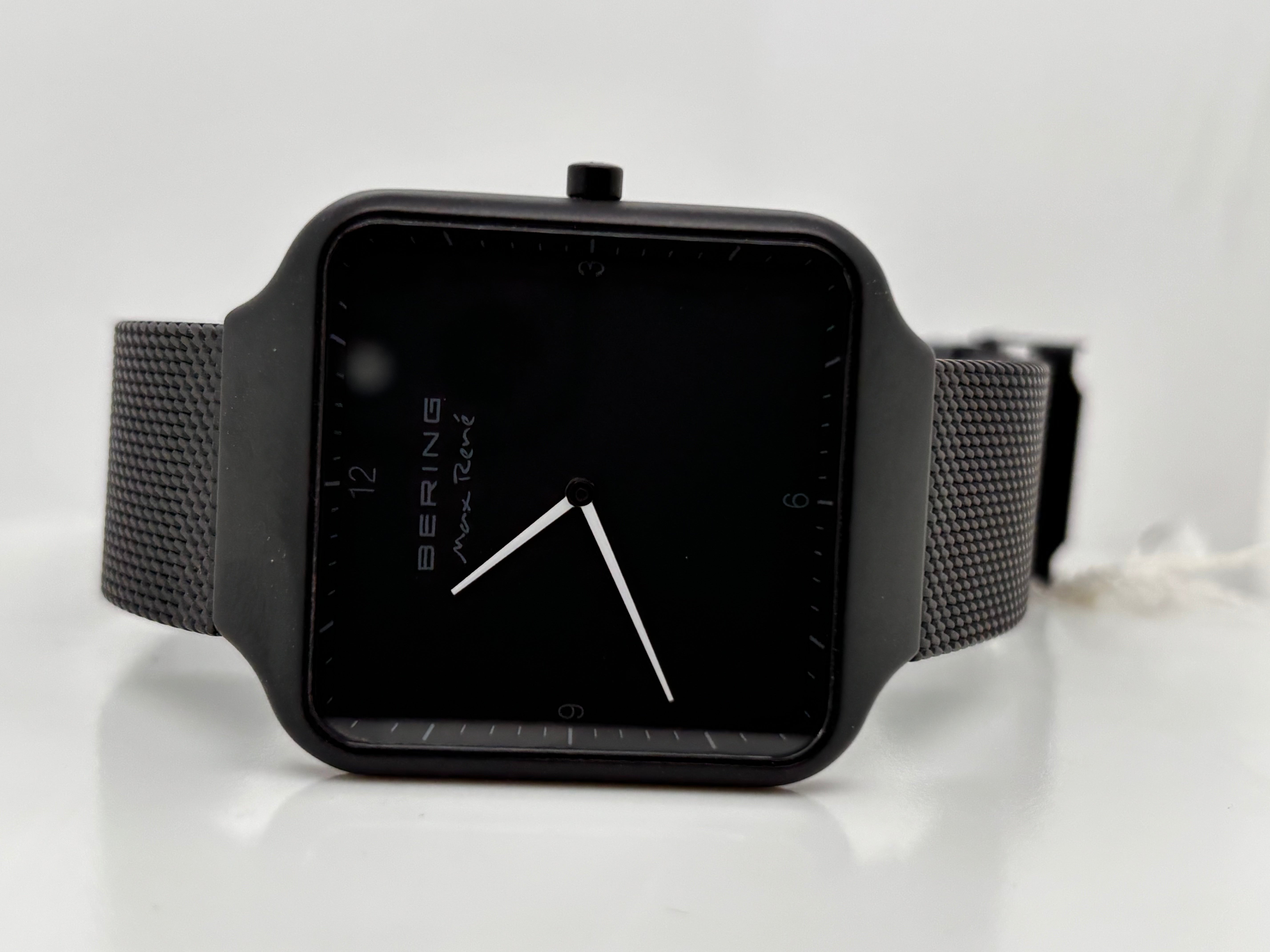 Max Rene Bering 36mm Unisex black slimline watch - New Old Stock ...