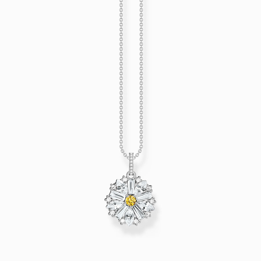 Thomas Sabo Silver flower necklace with pendant Lovely Daisy