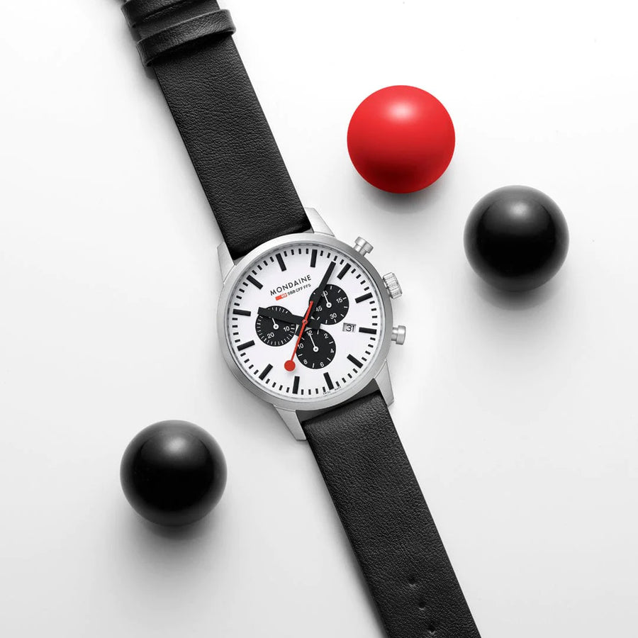Mondaine NEO on Black Strap Morgan Banks