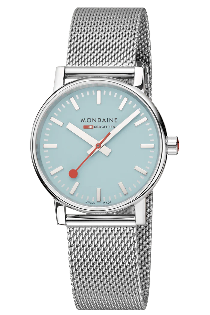 Mondaine EVO2 Stainless Steel, 35mm