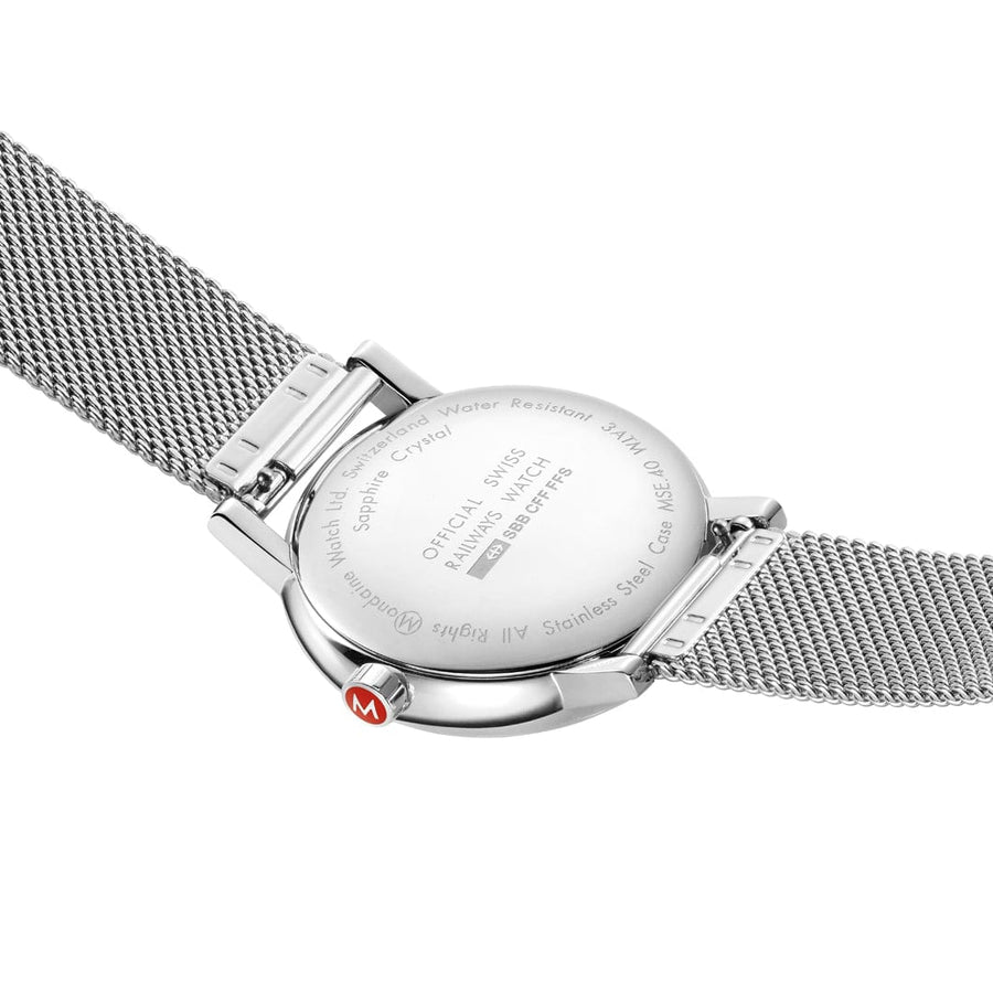 Mondaine EVO2 40 mm, stainless steel watch, MSE.40110.SM