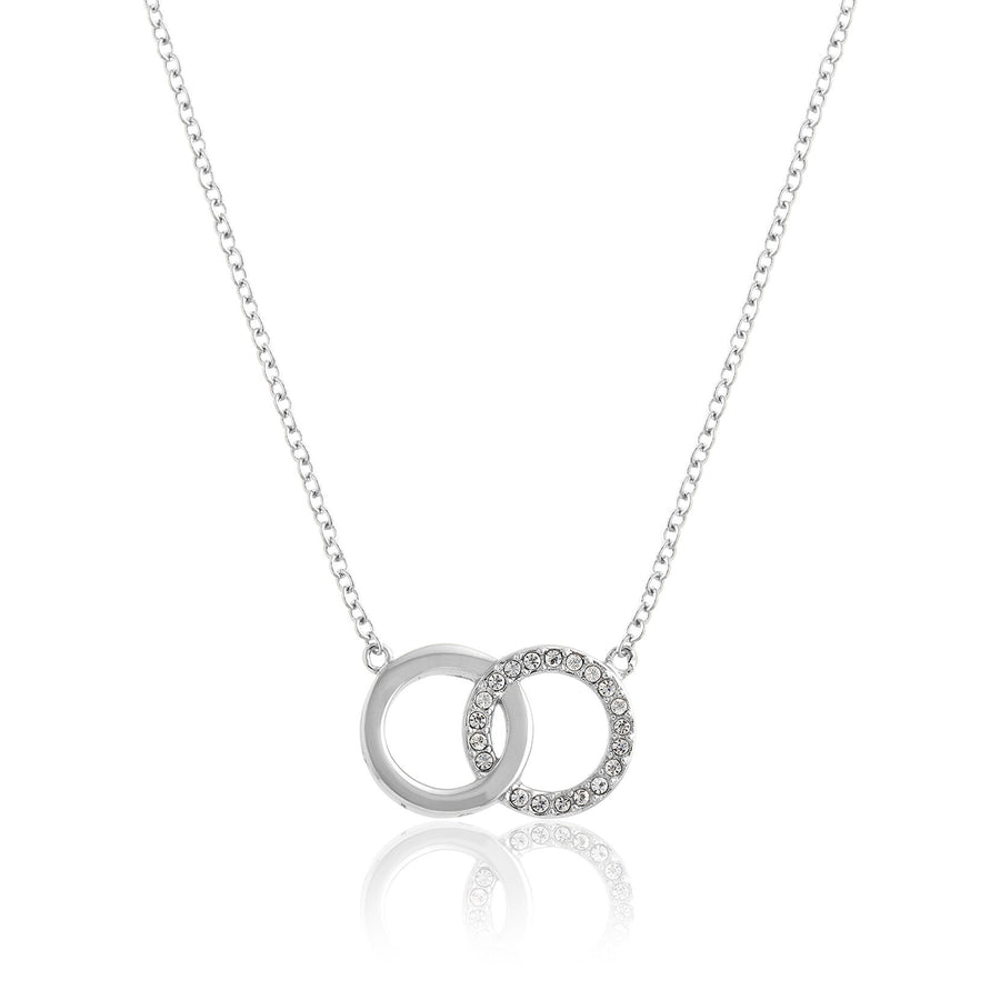 Olivia Burton Silver Interlink Necklace