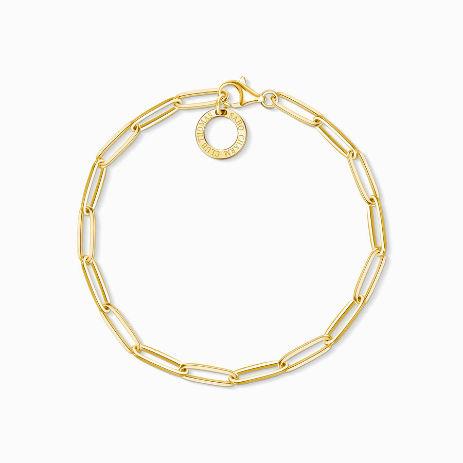 Thomas Sabo 18ct Gold Plated Silver Charm bracelet