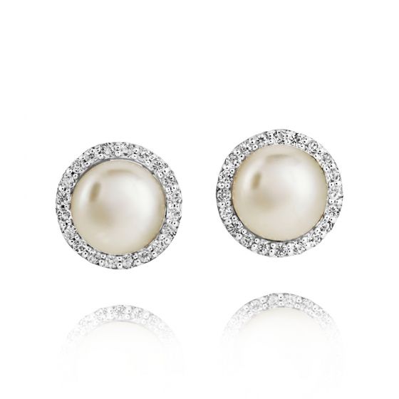Jersey Pearl earstuds AME4