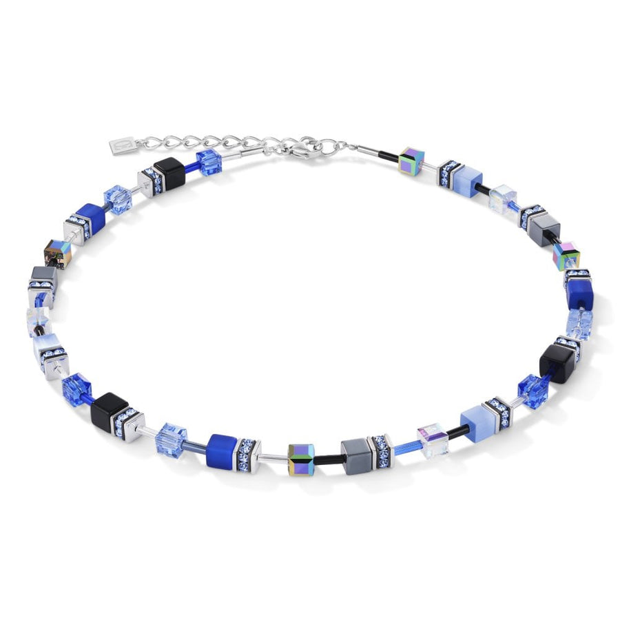 Coeur De Lion GeoCUBE® Iconic necklace Cobalt Blue Necklace