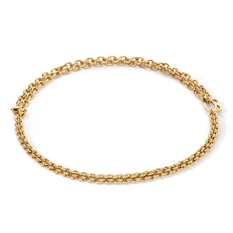 Coeur De Lion GeoCube Long Chain Necklace